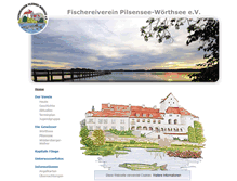Tablet Screenshot of fischereiverein-pw.de